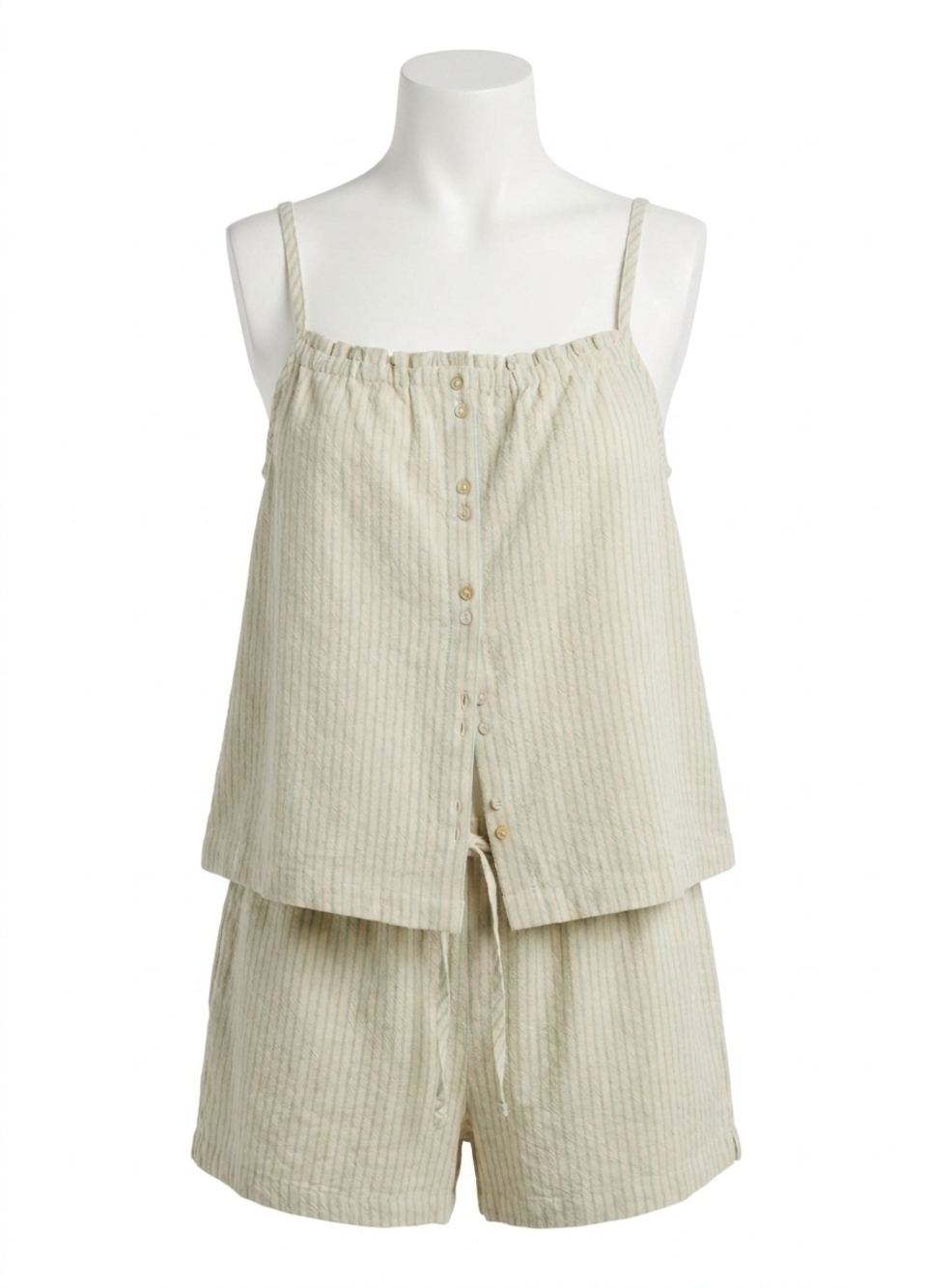 NEW HATCH isla nursing top -maternity in natural/ blue stripe